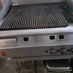 A 90cm Falcon grill available secondhand to customers in the catering business in the North West.