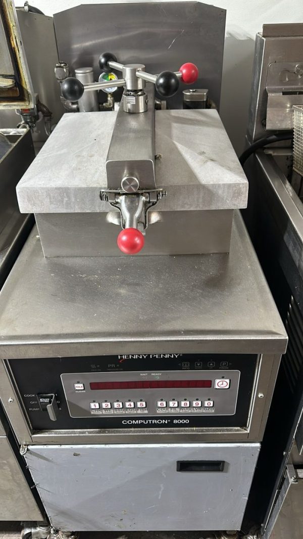 A Henny Penny computron 8000 electric fryer, available secondhand to customers in the catering business in the North West.