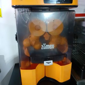 A Zumex citrus juicer, available secondhand to customers in the catering business in the North West England and Greater Manchester area.